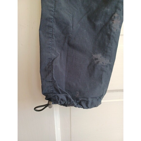 Pacsun navy cargo pants womens M elastic waist joggers Y2K style skate beach - Picture 5 of 12